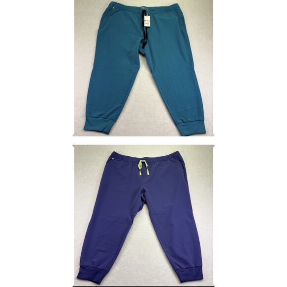 Figs Tansen Jogger Medical Scrub Bottom Pants Mens Size 4 XLS SHORT (2 Pair) - Picture 1 of 9